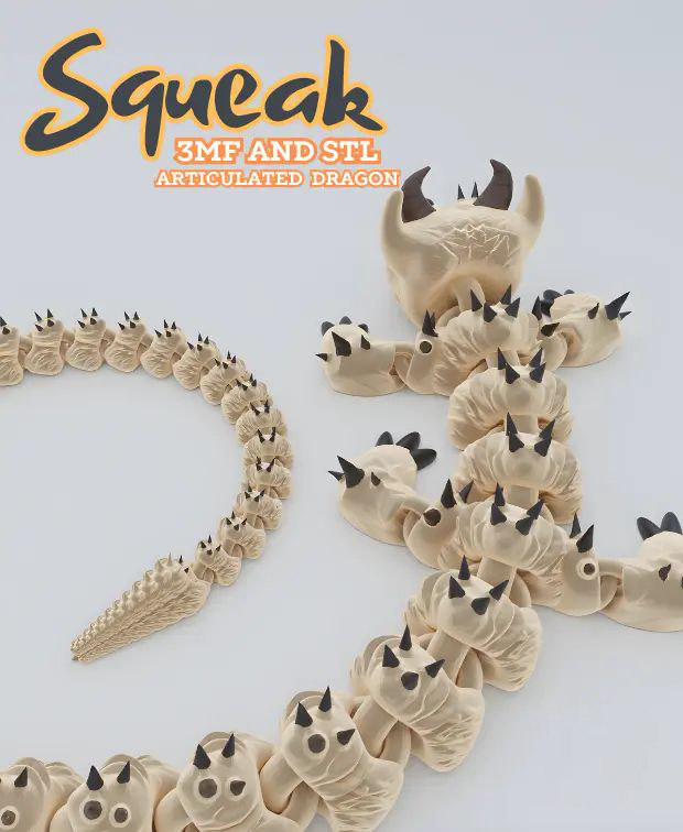 图片[3]-吱吱龙-3D合纵社-3D打印模型STL格式3mf格式免费下载！