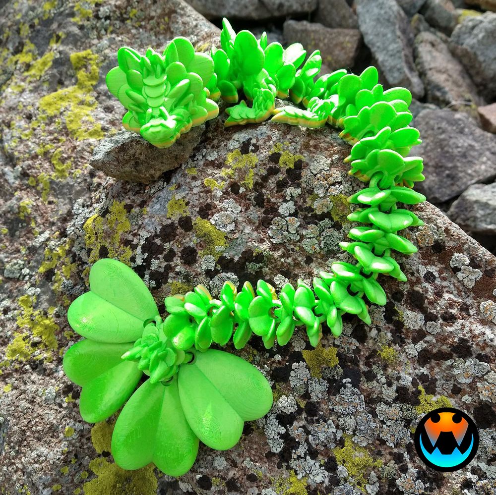 四叶草龙-3D合纵社-3D打印模型STL格式3mf格式免费下载！