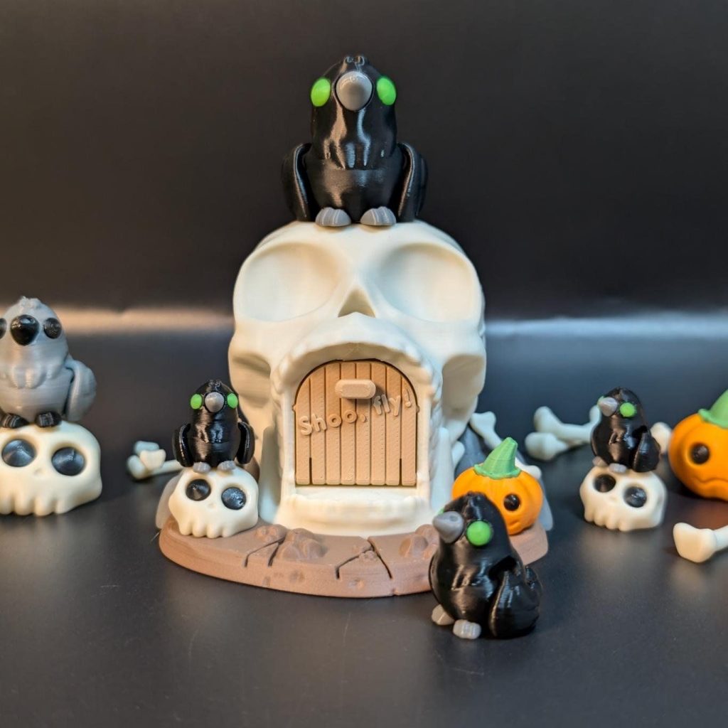 骷髅屋-3D合纵社-3D打印模型STL格式3mf格式免费下载！