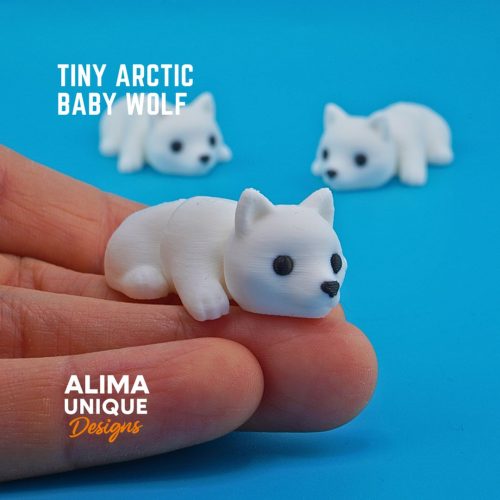 小北极熊-ALIMA UNIQUE DESIGN-3D合纵社-3D打印模型STL格式3mf格式免费下载!