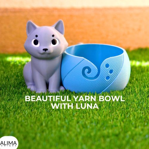 猫咪碗-3D合纵社-3D打印模型STL格式3mf格式免费下载！