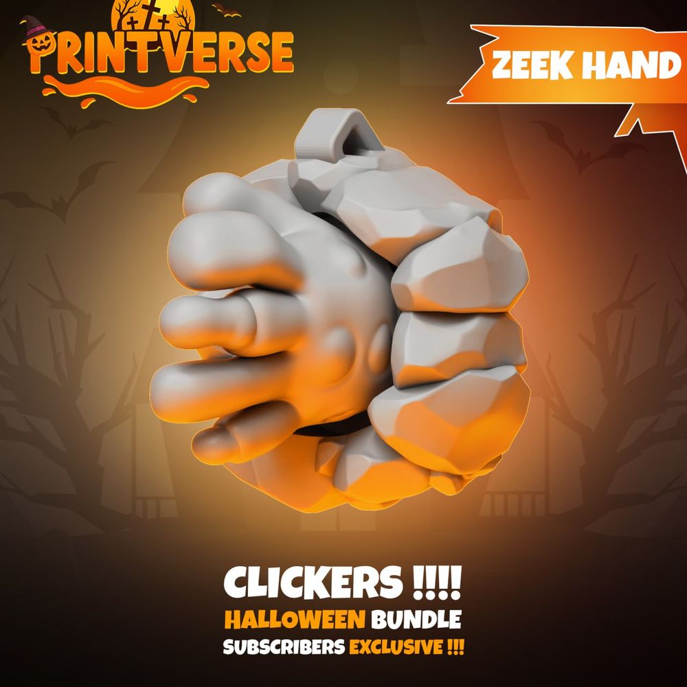 图片[2]-万圣节按键套装-3D合纵社-3D打印模型STL格式3mf格式免费下载！