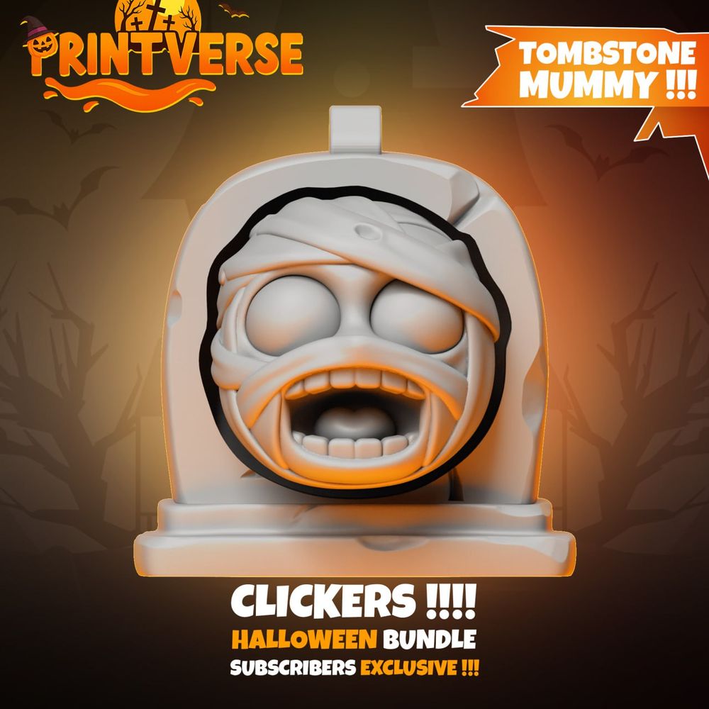 图片[3]-万圣节按键套装-3D合纵社-3D打印模型STL格式3mf格式免费下载！