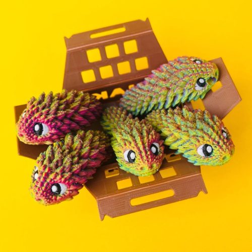 迷你蛇钥匙扣-Cylix3D-3D合纵社-3D打印模型STL格式3mf格式免费下载！