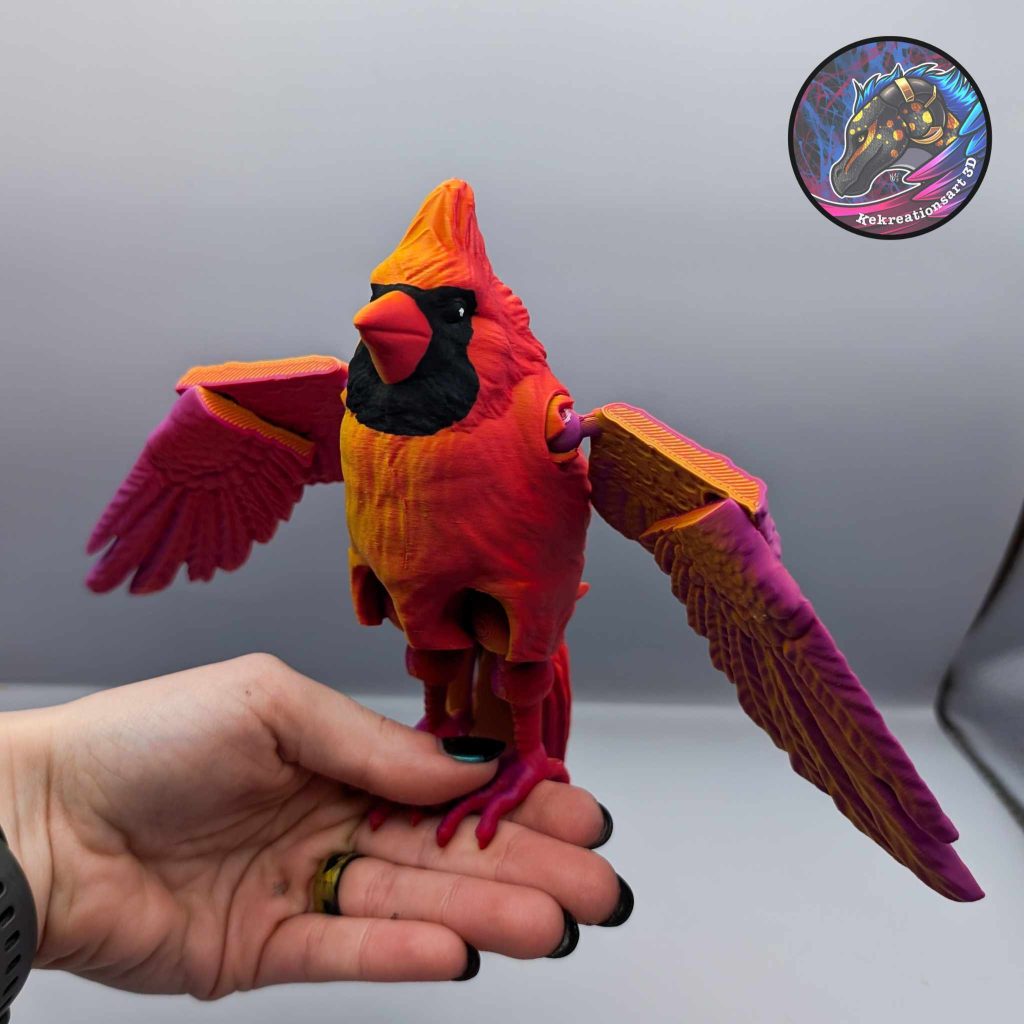 红雀-3D合纵社-3D打印模型STL格式3mf格式免费下载！