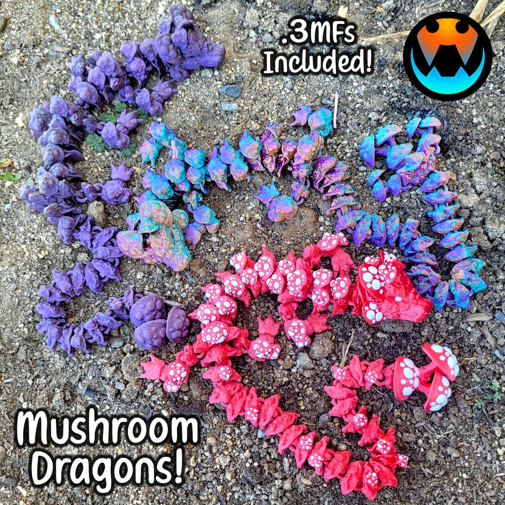 图片[4]-菌鳞龙-3D合纵社-3D打印模型STL格式3mf格式免费下载！