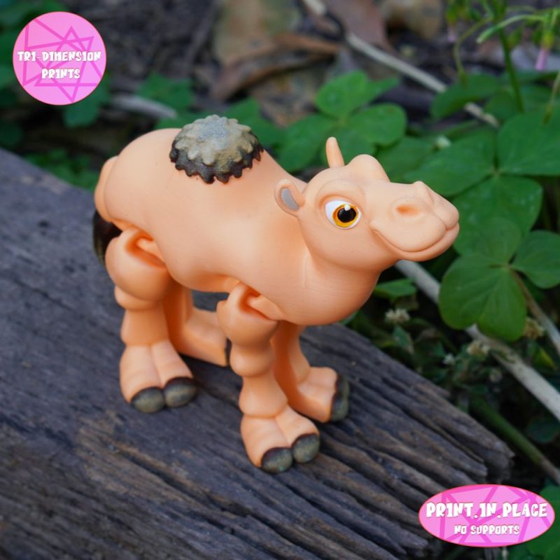 独峰骆驼-3D合纵社-3D打印模型STL格式3mf格式免费下载！