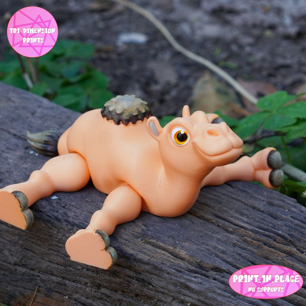 图片[2]-独峰骆驼-3D合纵社-3D打印模型STL格式3mf格式免费下载！