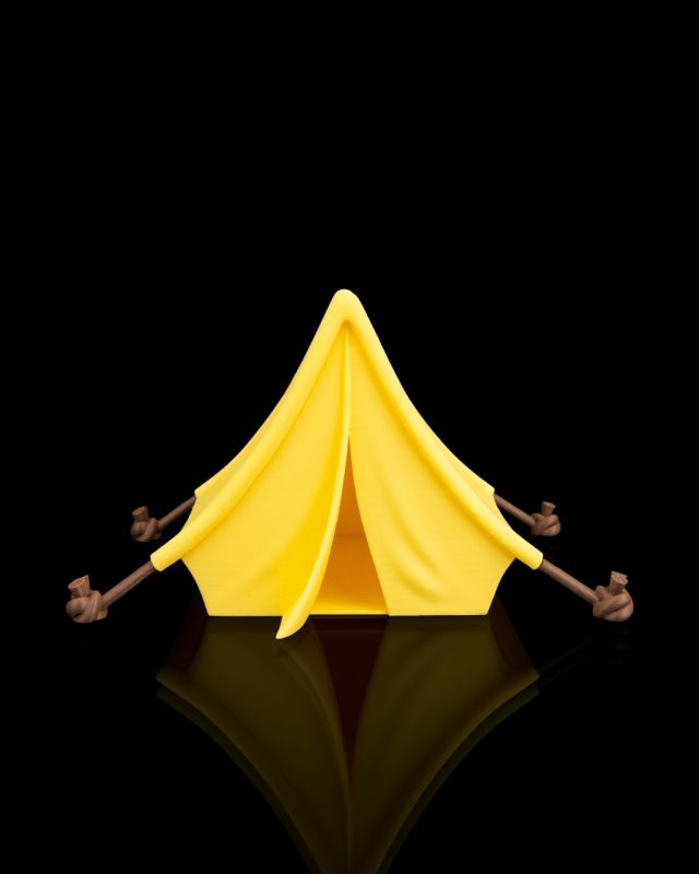 帐篷-3D合纵社-3D打印模型STL格式3mf格式免费下载！