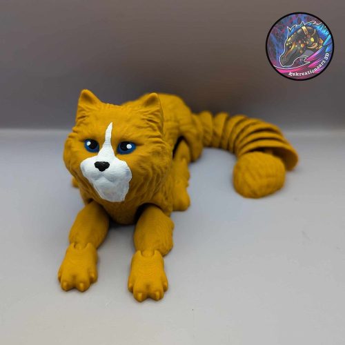 Kirsten M 长毛猫-3D合纵社-3D打印模型STL格式3mf格式免费下载！