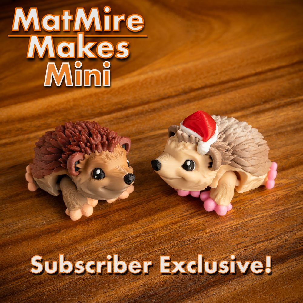 图片[3]-MatMire Makes MINI 刺猬-3D合纵社-3D打印模型STL格式3mf格式免费下载！
