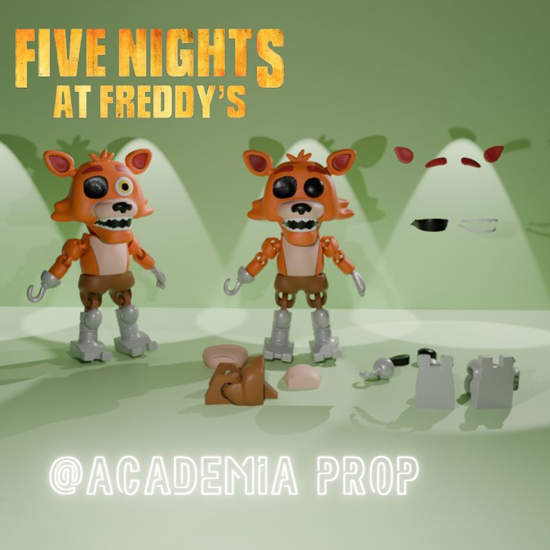 图片[3]-玩具熊的五夜后宫 福克斯-3D合纵社-3D打印模型STL格式3mf格式免费下载！