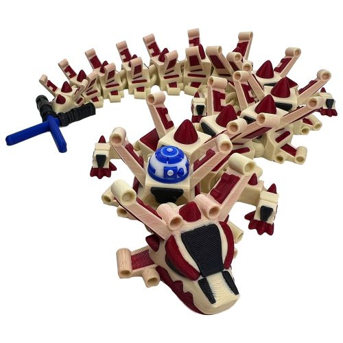 战机龙-3D合纵社-3D打印模型STL格式3mf格式免费下载！