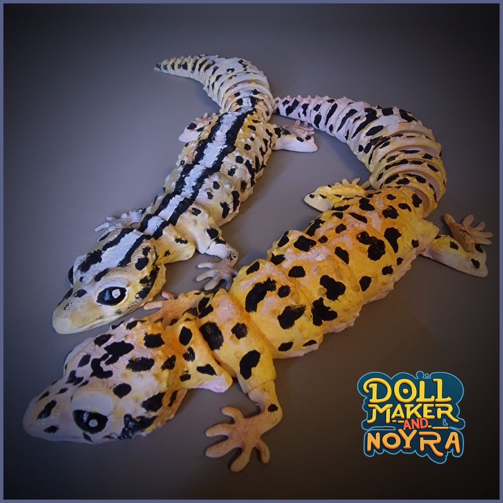 图片[2]-豹纹守宫-3D合纵社-3D打印模型STL格式3mf格式免费下载！