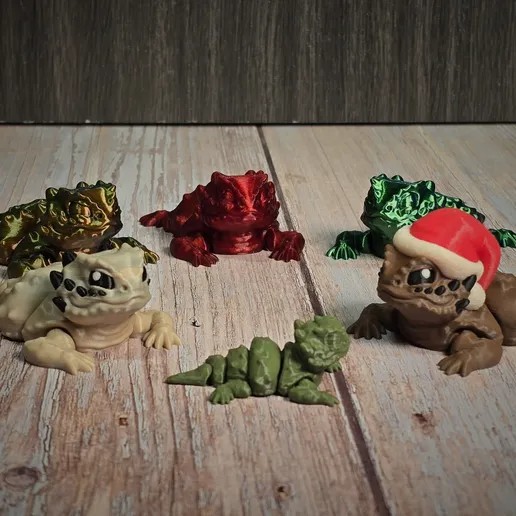 Raki-Box NO:005 迷你角蜥-3D合纵社-3D打印模型STL格式3mf格式免费下载！