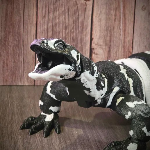 Raki-Box NO:008 泰加蜥蜴-3D合纵社-3D打印模型STL格式3mf格式免费下载！