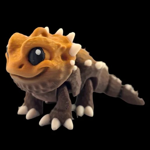 图片[3]-Raki-Box NO:013 迷你版鬃狮蜥-3D合纵社-3D打印模型STL格式3mf格式免费下载！