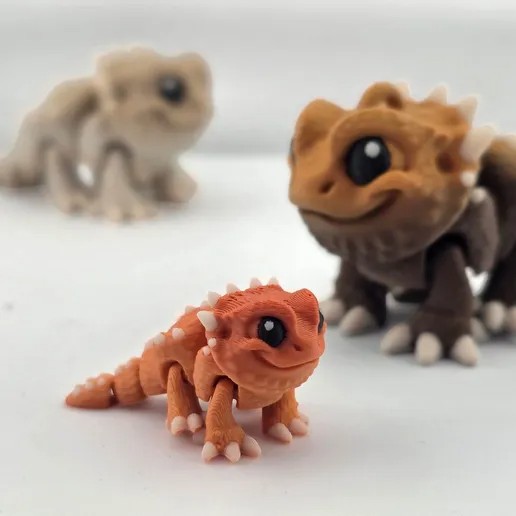 图片[4]-Raki-Box NO:013 迷你版鬃狮蜥-3D合纵社-3D打印模型STL格式3mf格式免费下载！