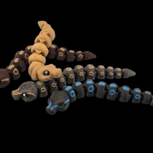 Raki-Box NO:017 Q版球蟒-3D合纵社-3D打印模型STL格式3mf格式免费下载！