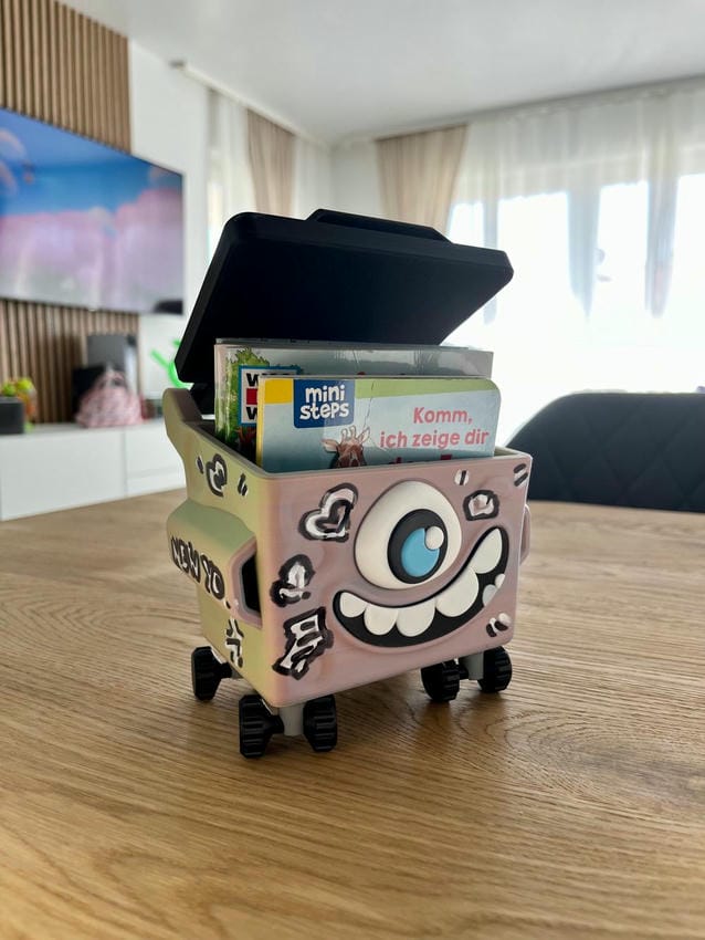 图片[3]-创意实用垃圾箱摆件-3D合纵社-3D打印模型STL格式3mf格式免费下载！