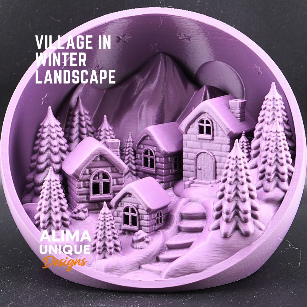 雪屋-ALIMA UNIQUE DESIGN-3D合纵社-3D打印模型STL格式3mf格式免费下载！