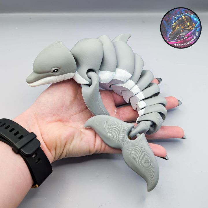 Kirsten M 海豚-3D合纵社-3D打印模型STL格式3mf格式免费下载！