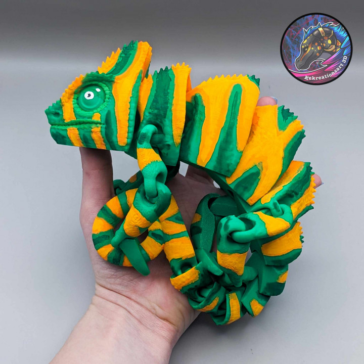 图片[2]-Kirsten M 灵活变色龙-3D合纵社-3D打印模型STL格式3mf格式免费下载！