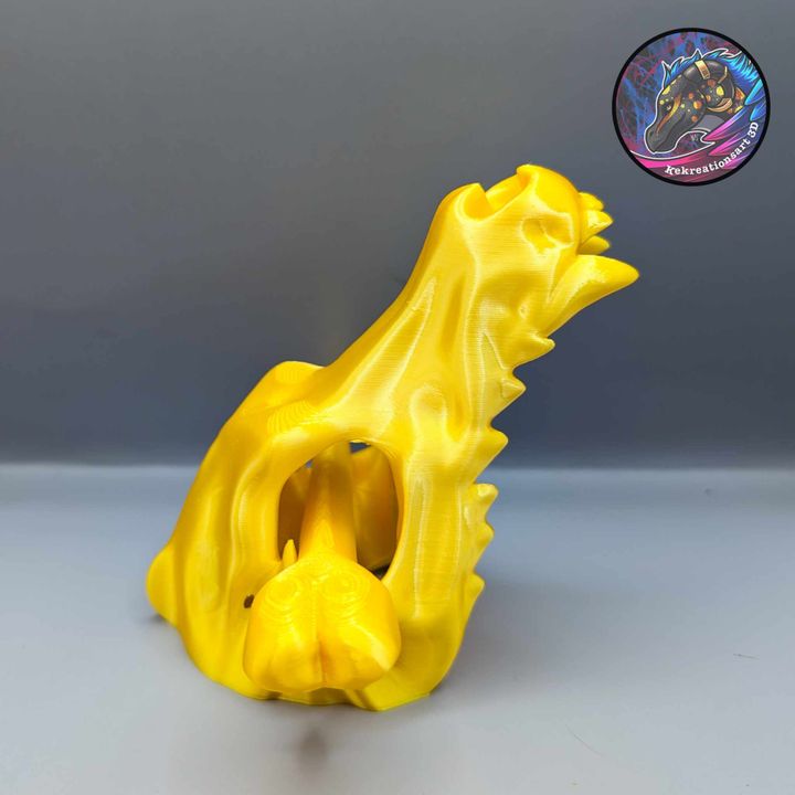 图片[3]-Kirsten M 狼头骨发夹-3D合纵社-3D打印模型STL格式3mf格式免费下载！