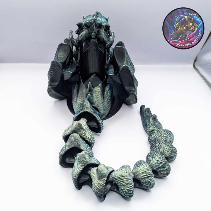 Kirsten M 飞龙骰子塔-3D合纵社-3D打印模型STL格式3mf格式免费下载！