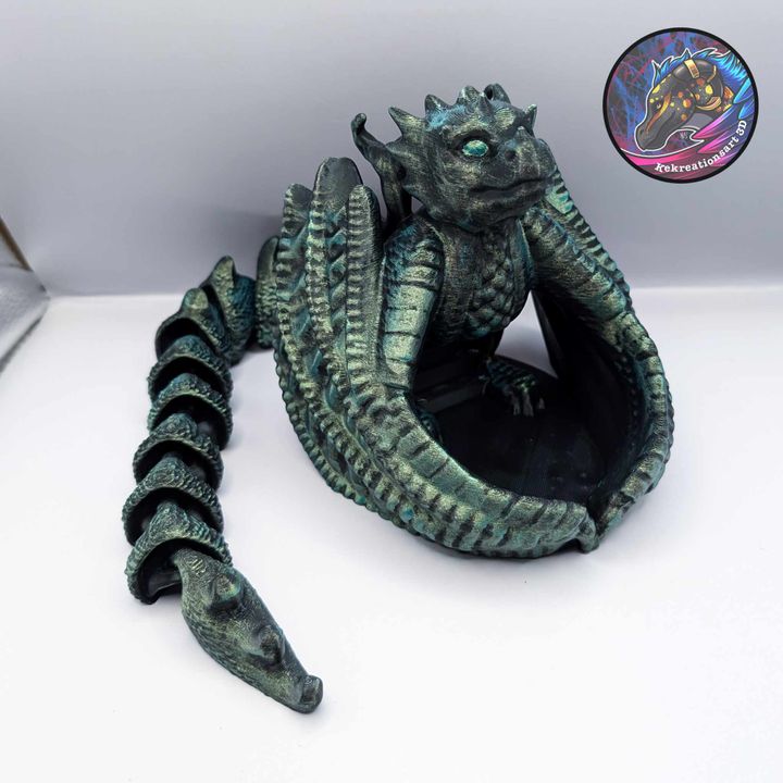 图片[2]-Kirsten M 飞龙骰子塔-3D合纵社-3D打印模型STL格式3mf格式免费下载！