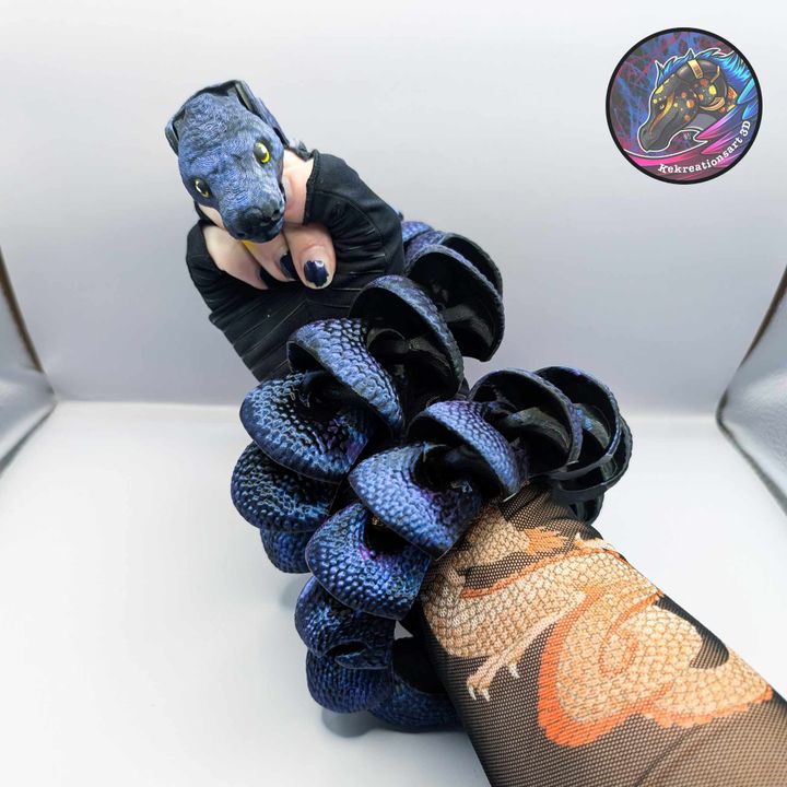 图片[2]-Kirsten M 蛇形手指 肩部木偶-3D合纵社-3D打印模型STL格式3mf格式免费下载！