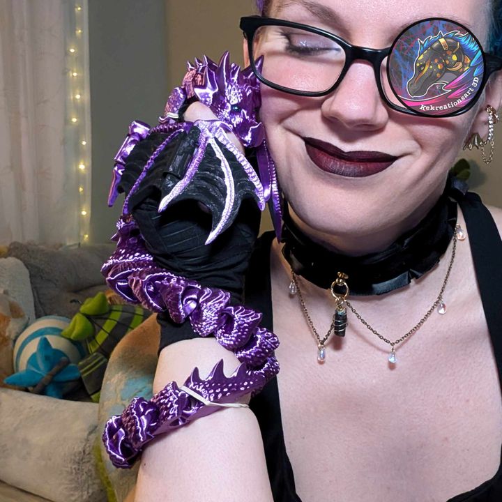 图片[4]-Kirsten M 飞龙手指手偶-3D合纵社-3D打印模型STL格式3mf格式免费下载！