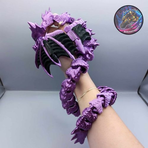 Kirsten M 飞龙手指手偶-3D合纵社-3D打印模型STL格式3mf格式免费下载！