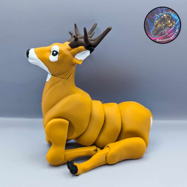 图片[4]-Kirsten M 鹿雌鹿和雄鹿-3D合纵社-3D打印模型STL格式3mf格式免费下载！