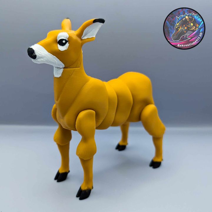 图片[5]-Kirsten M 鹿雌鹿和雄鹿-3D合纵社-3D打印模型STL格式3mf格式免费下载！