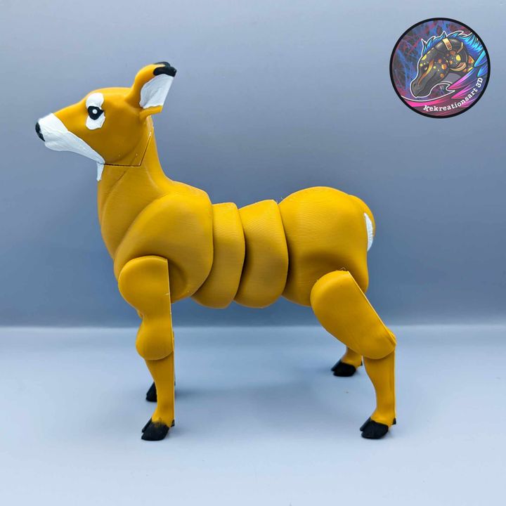 图片[3]-Kirsten M 鹿雌鹿和雄鹿-3D合纵社-3D打印模型STL格式3mf格式免费下载！