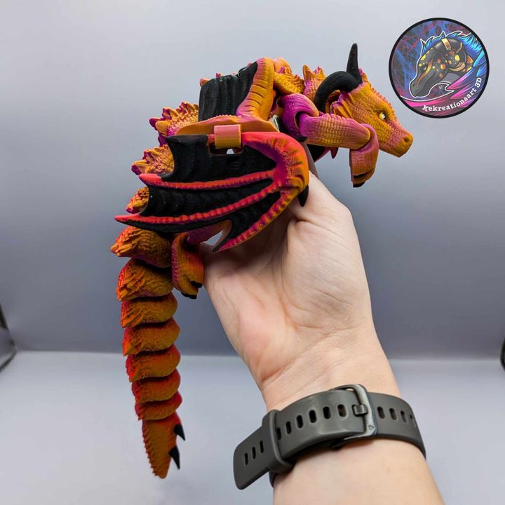 Kirsten M 柔韧棘龙-3D合纵社-3D打印模型STL格式3mf格式免费下载！