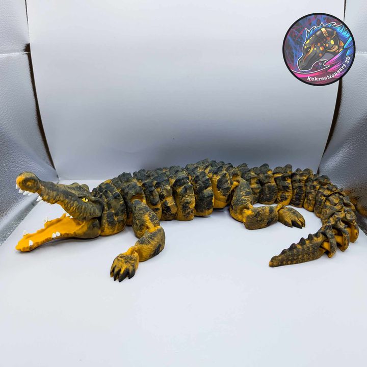 Kirsten M鳄鱼-3D合纵社-3D打印模型STL格式3mf格式免费下载！