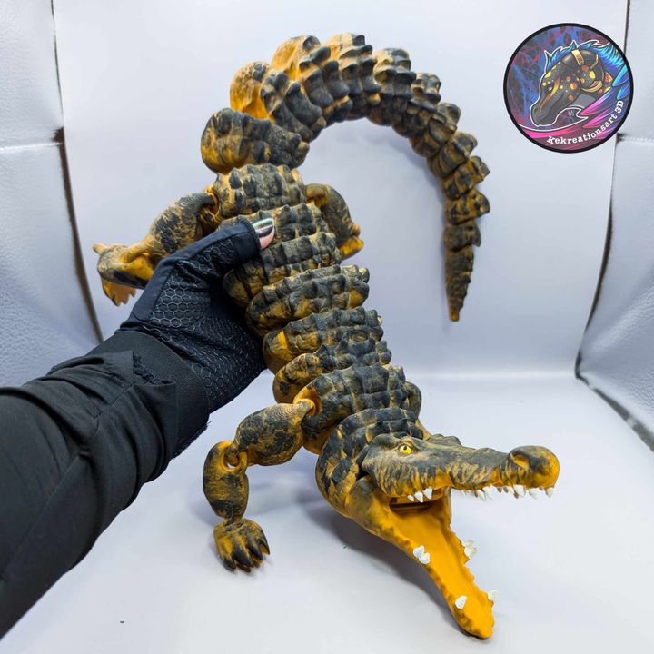 图片[5]-Kirsten M鳄鱼-3D合纵社-3D打印模型STL格式3mf格式免费下载！