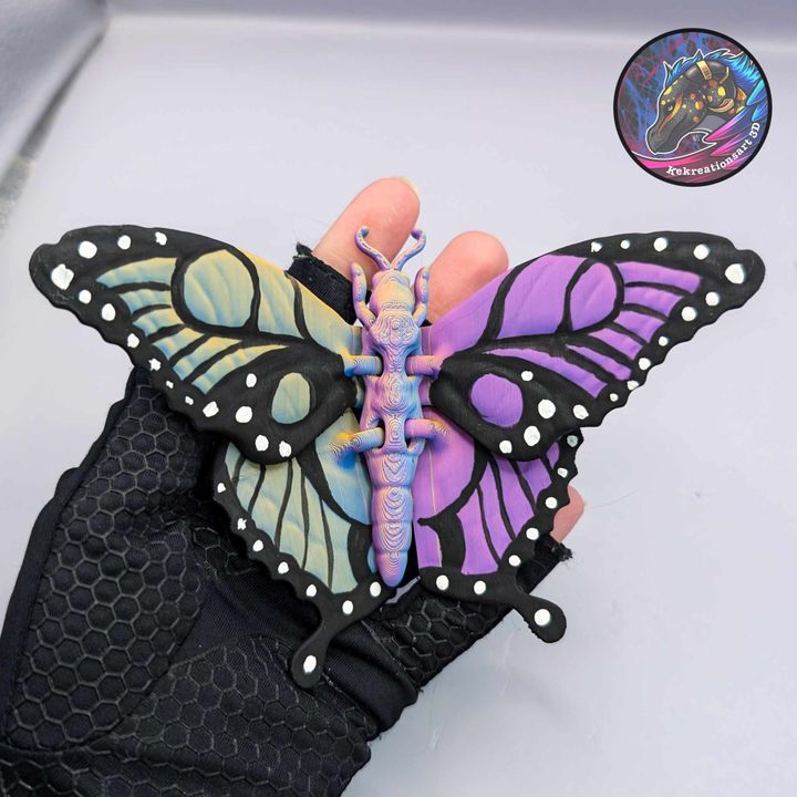 图片[4]-Kirsten M 蝴蝶-3D合纵社-3D打印模型STL格式3mf格式免费下载！