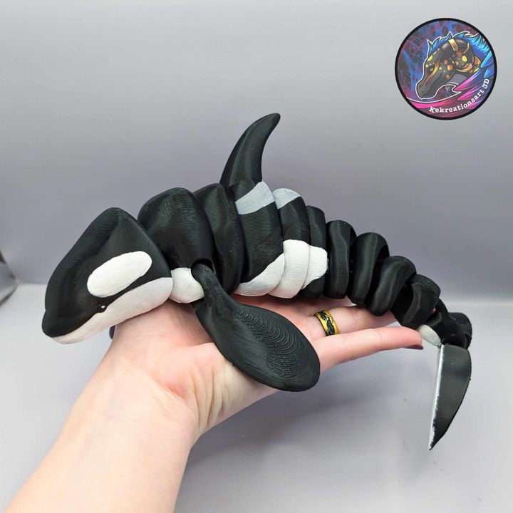 Kirsten M 虎鲸-3D合纵社-3D打印模型STL格式3mf格式免费下载！