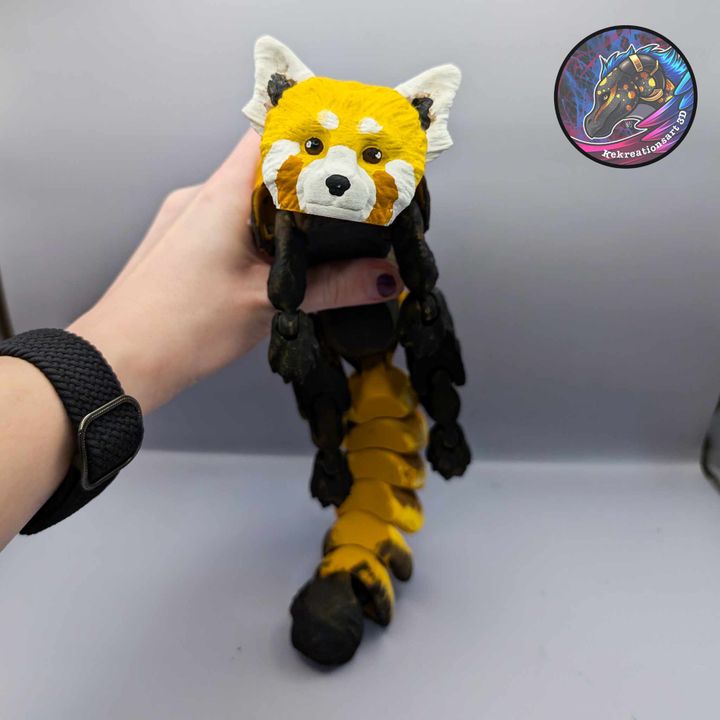 图片[4]-Kirsten M 灵活的红熊猫-3D合纵社-3D打印模型STL格式3mf格式免费下载！