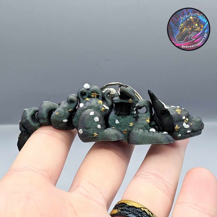 图片[2]-Kirsten M 小月亮龙钥匙扣-3D合纵社-3D打印模型STL格式3mf格式免费下载！