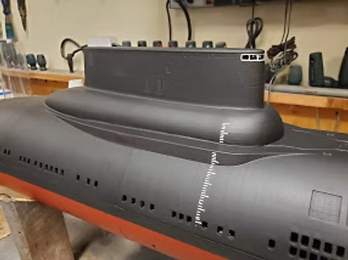 图片[2]-俄罗斯台风潜艇 K-141库尔斯克号-3D合纵社-3D打印模型STL格式3mf格式免费下载！