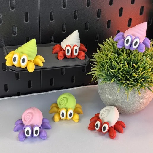 图片[4]-可动式可爱寄居蟹-3D合纵社-3D打印模型STL格式3mf格式免费下载！