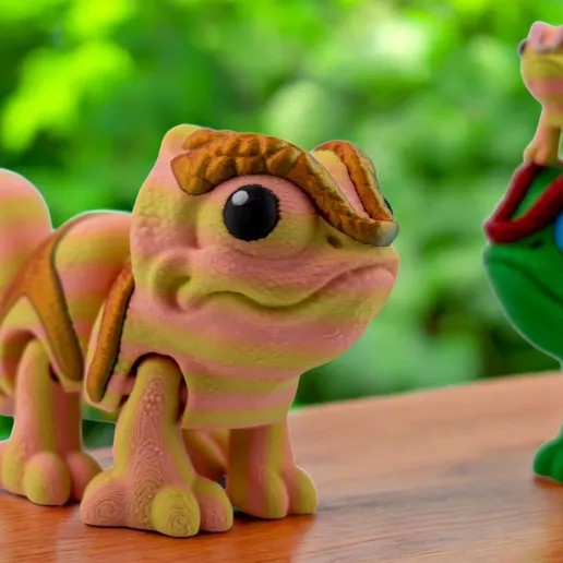 图片[4]-Raki-Box NO:011 Q版变色龙-3D合纵社-3D打印模型STL格式3mf格式免费下载！