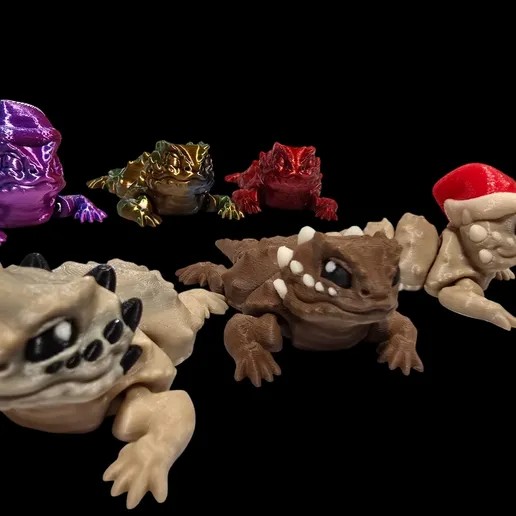 图片[4]-Raki-Box NO:005 迷你角蜥-3D合纵社-3D打印模型STL格式3mf格式免费下载！