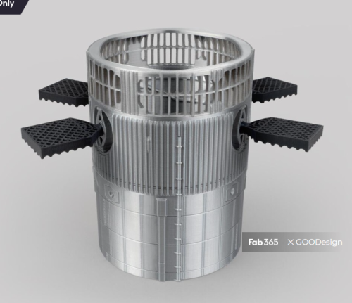 SpaceX 星舰助推器笔筒-3D合纵社-3D打印模型STL格式3mf格式免费下载！