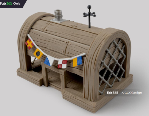 蟹堡王餐厅 - 海绵宝宝-3D合纵社-3D打印模型STL格式3mf格式免费下载!