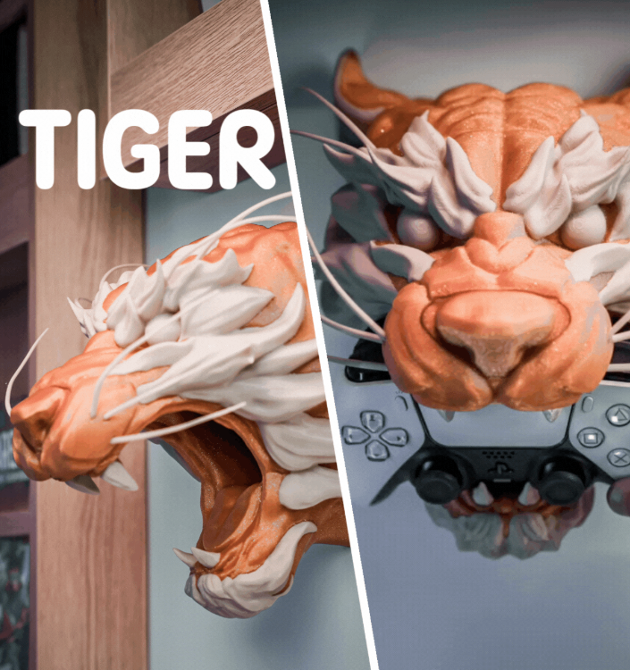 猛虎手柄支架-3D合纵社-3D打印模型STL格式3mf格式免费下载！